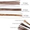 Brown Floral Stems Wire Flower Stems Brown Floral Wire Paper Wrapped Wire 21.6 Inch 18 Gauge 20 Gauge 24 Gauge for DIY Flower Arrangement
